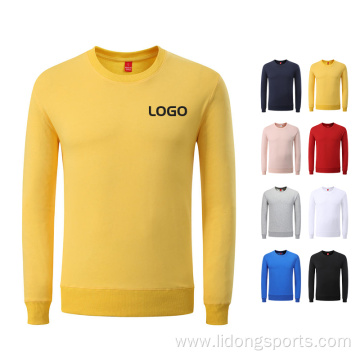 High Quality Fleece Custom Logo Pullover Cotton Sweatshirt